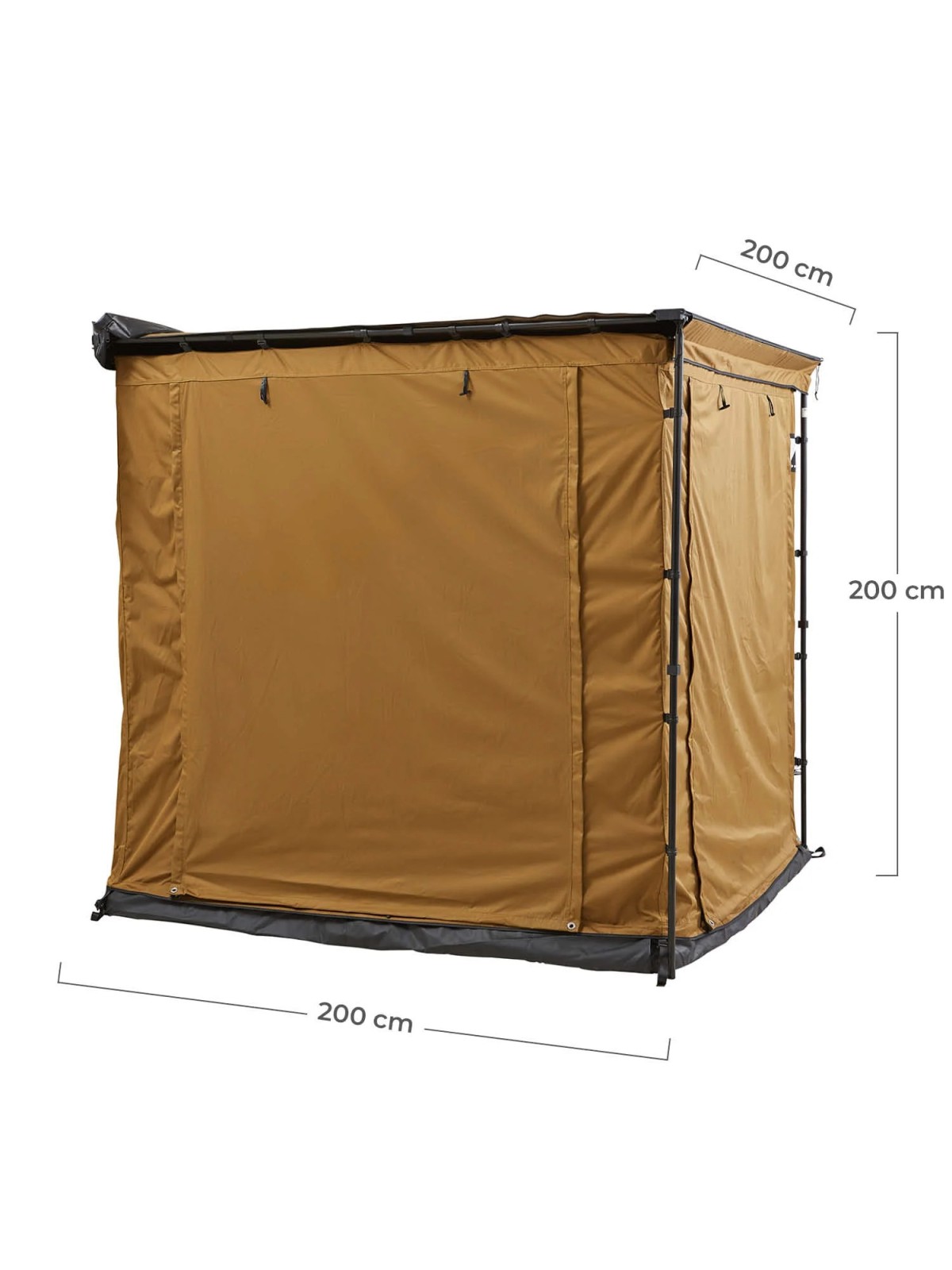 Espacio de tienda para toldo VICKYWOOD marrón dorado - Ademax España