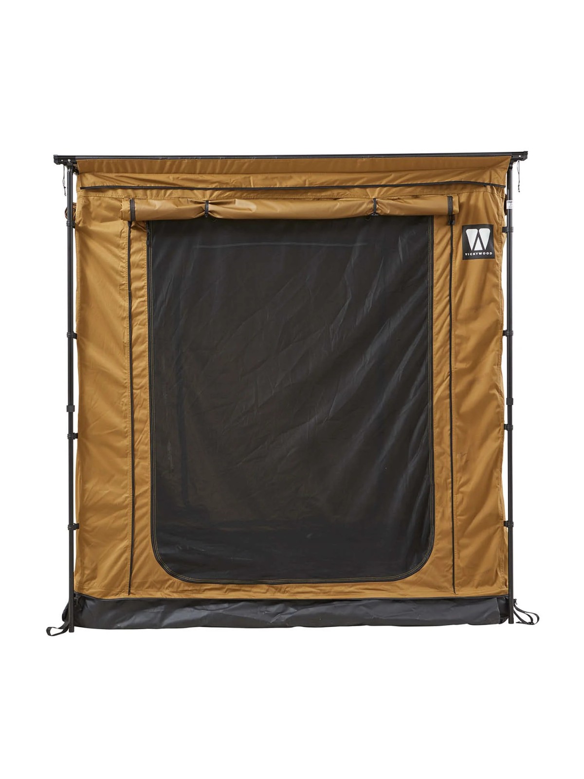 Espacio de tienda para toldo VICKYWOOD marrón dorado - Ademax España