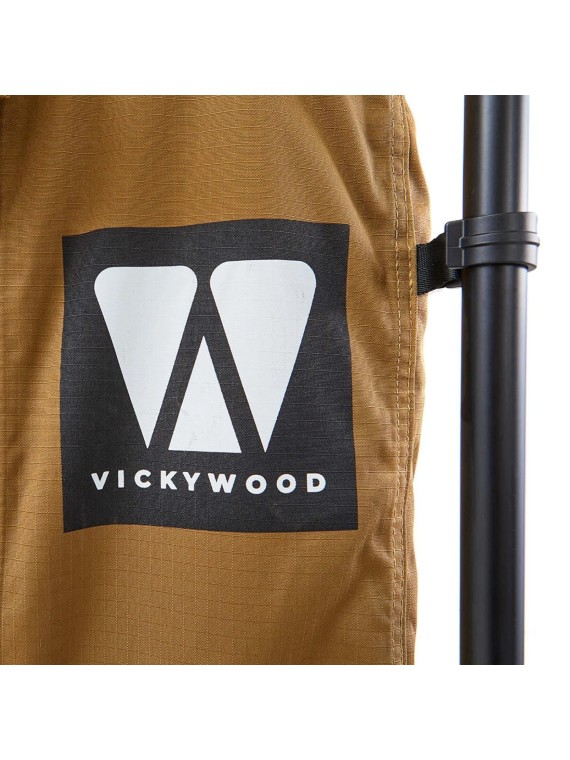 Espacio de tienda para toldo VICKYWOOD marrón dorado - Ademax España