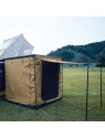 Espacio de tienda para toldo VICKYWOOD marrón dorado - Ademax España
