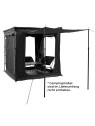 Espacio de tienda para toldo VICKYWOOD negro - Ademax España