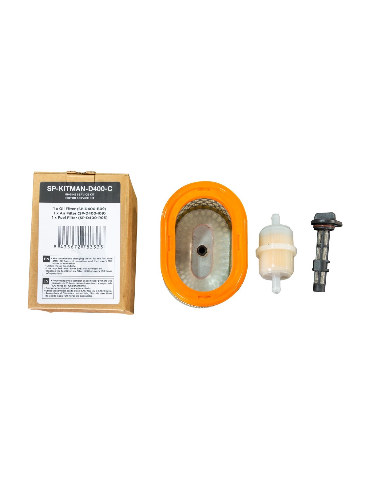 Kit Mantenimiento Filtros Generador Diésel ITC Power / Hyundai / Kompak / B+D