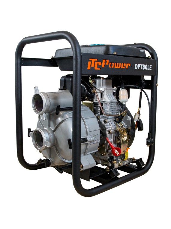 Motobomba Diesel ITCPower DPT80LE de (Aguas Cargadas) - Ademax España