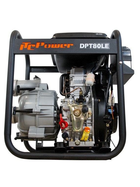 Motobomba Diesel ITCPower DPT80LE de (Aguas Cargadas) - Ademax España