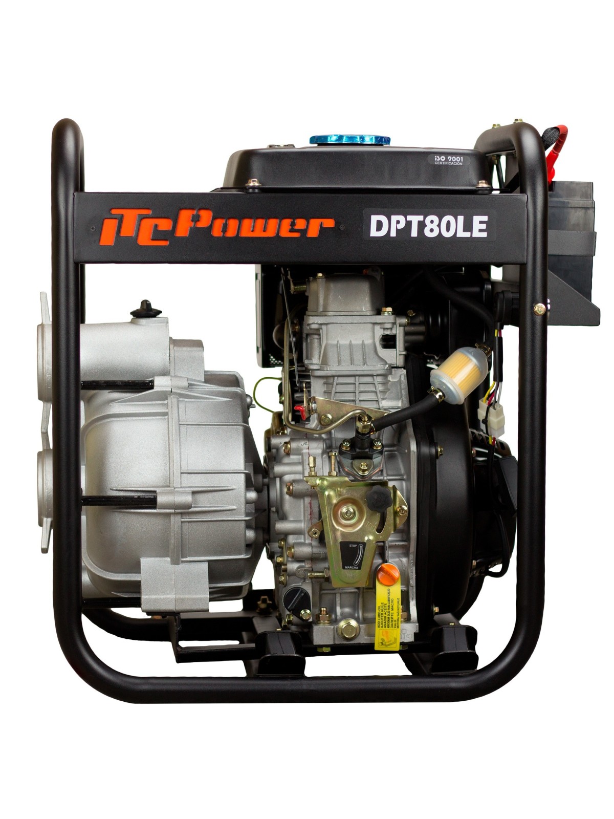 Motobomba Diesel ITCPower DPT80LE de (Aguas Cargadas) - Ademax España