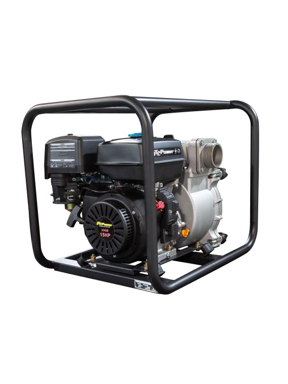 Motobomba de Gasolina Aguas Cargadas ITCPower GTP80X - Ademax España