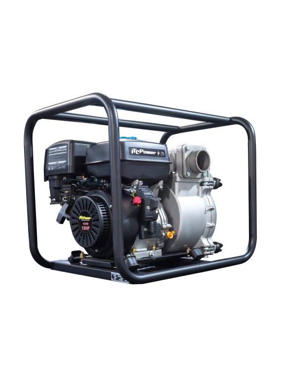 Motobomba de Gasolina Aguas Cargadas ITCPower GTP80X - Ademax España