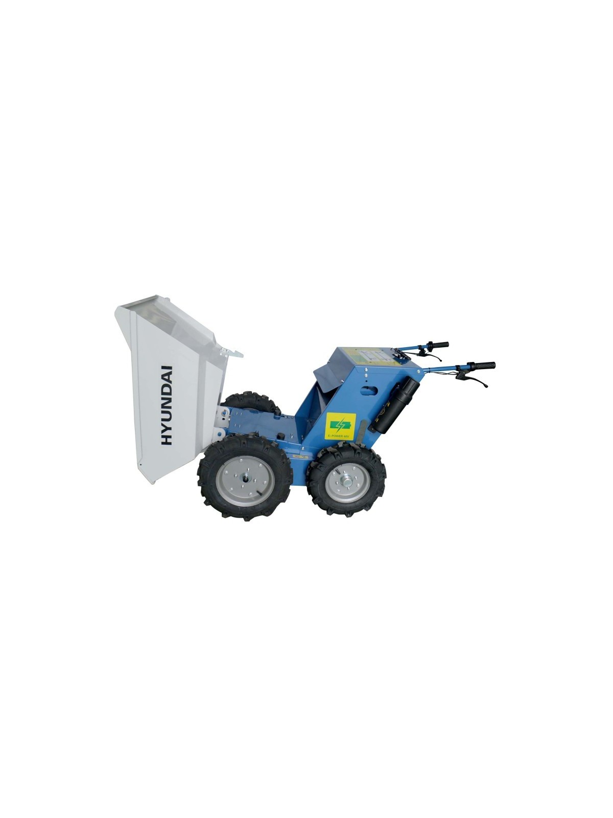 Mini Dumper eléctrico de 300 kg con KOMPAK HYMD250-E - Ademax España