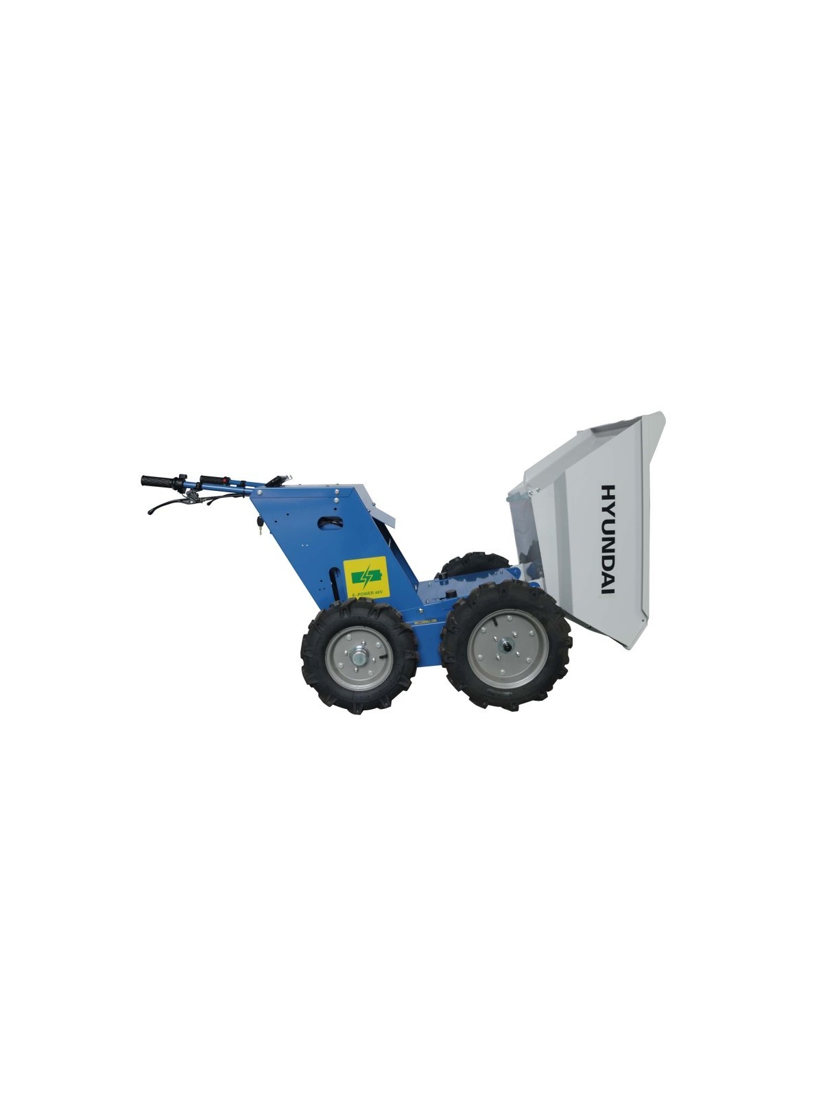 Mini Dumper eléctrico de 300 kg con KOMPAK HYMD250-E - Ademax España