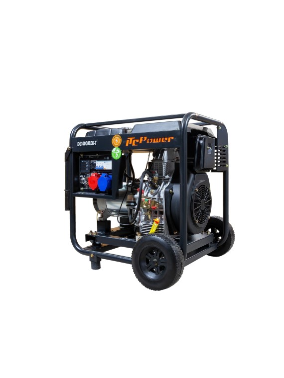 Generador diésel abierto Full Power 10,6kVA ITC Power DG10000LEK-T - Ademax España