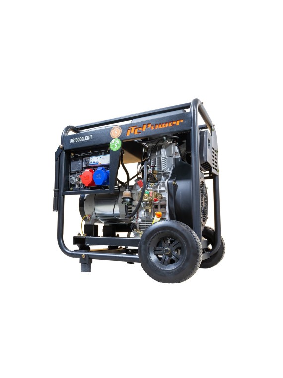 Generador diésel abierto Full Power 10,6kVA ITC Power DG10000LEK-T - Ademax España