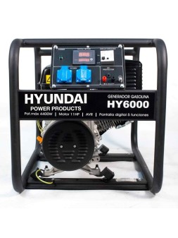 Generador Gasolina de 4,0kW Hyundai HY-HY6000 - Ademax España