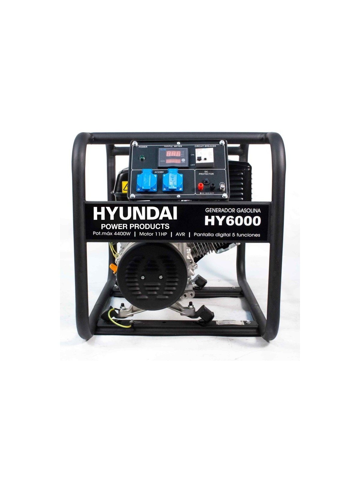 Generador Gasolina de 4,0kW Hyundai HY-HY6000 - Ademax España
