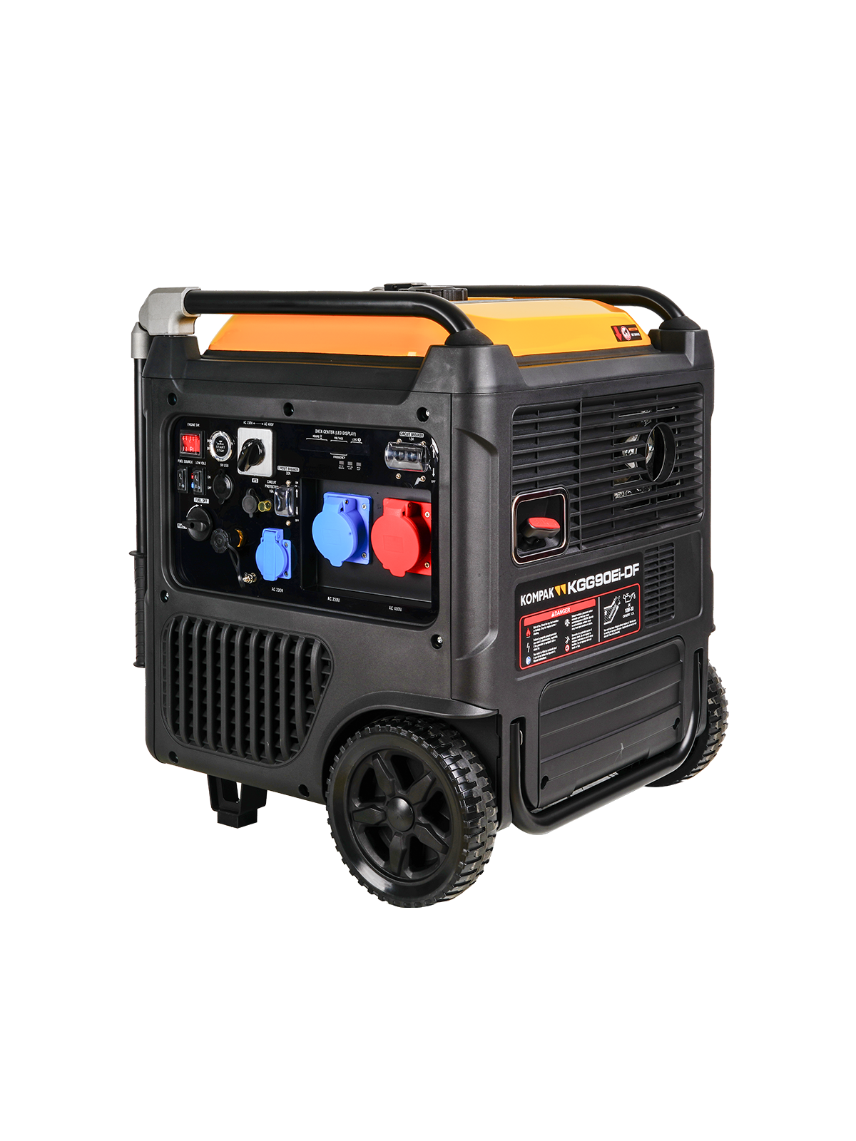 Generador Inverter Full Power de 11kVA KOMPAK KGG90Ei-DF de Gas y Gasolina - Ademax España