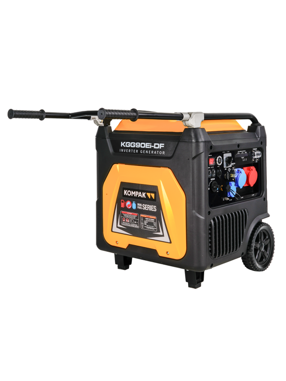 Generador Inverter Full Power de 11kVA KOMPAK KGG90Ei-DF de Gas y Gasolina - Ademax España