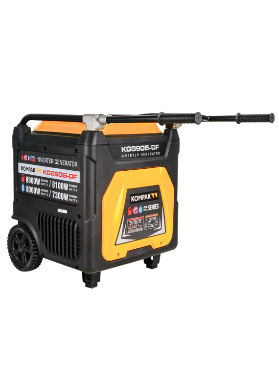 Generador Inverter Full Power de 11kVA KOMPAK KGG90Ei-DF de Gas y Gasolina - Ademax España