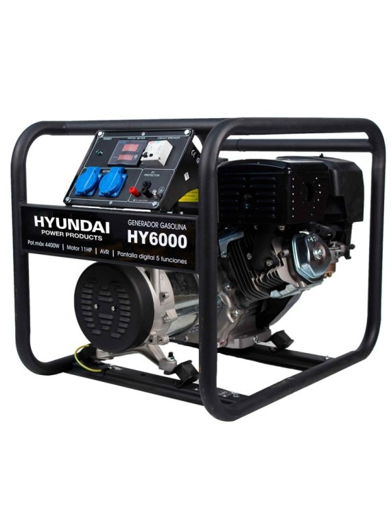Generador Gasolina de 4,0kW Hyundai HY-HY6000 - Ademax España