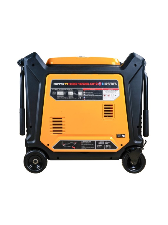 Generador Full Power Inverter de 16KVA KOMPAK KGG120Ei-DF Gas y Gasolina