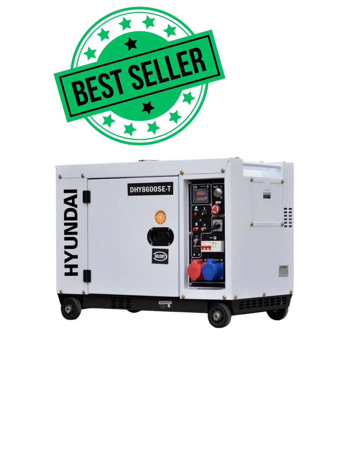 Generador Diesel de 7,9 kVA  HYUNDAI DHY8600SE-T - Ademax España