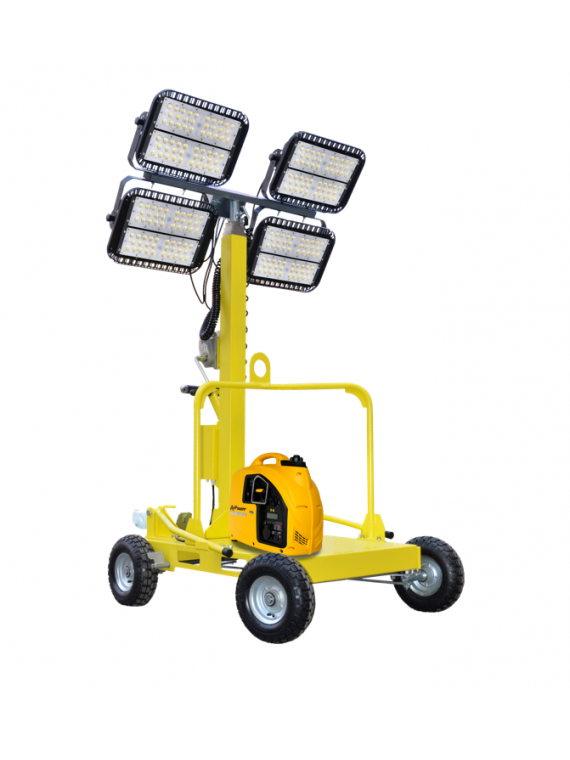 Torre de luz KOMPAK LT800-LED para iluminar 3.000 m² - Ademax España