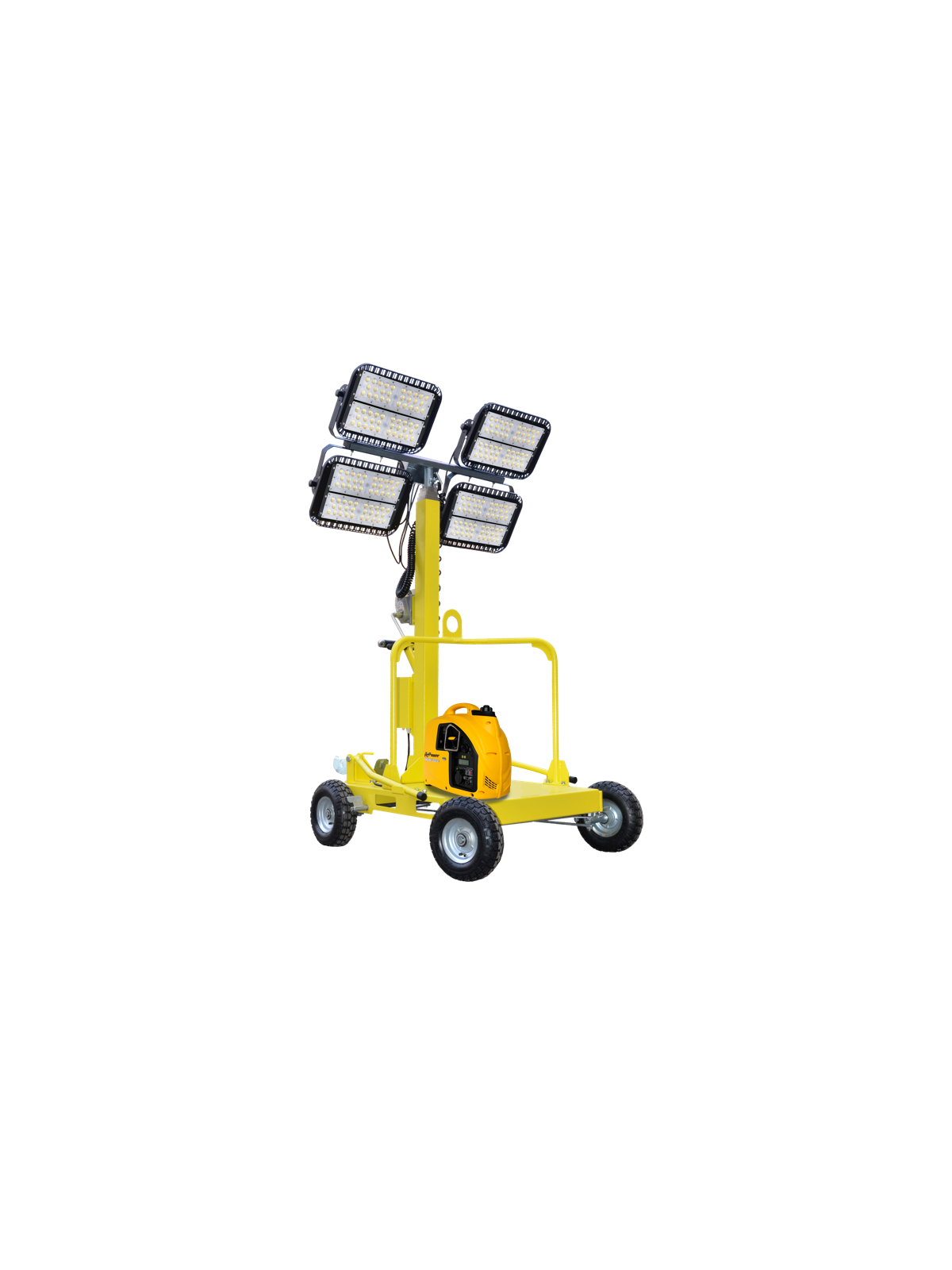 Torre de luz KOMPAK LT800-LED para iluminar 3.000 m² - Ademax España