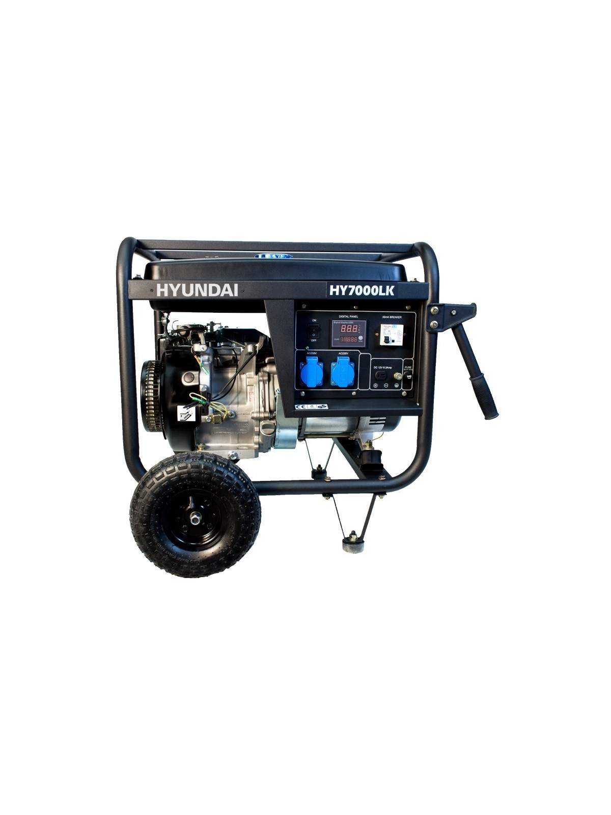 Generador Gasolina de 5.0kW HYUNDAI HY7000LK - Ademax España