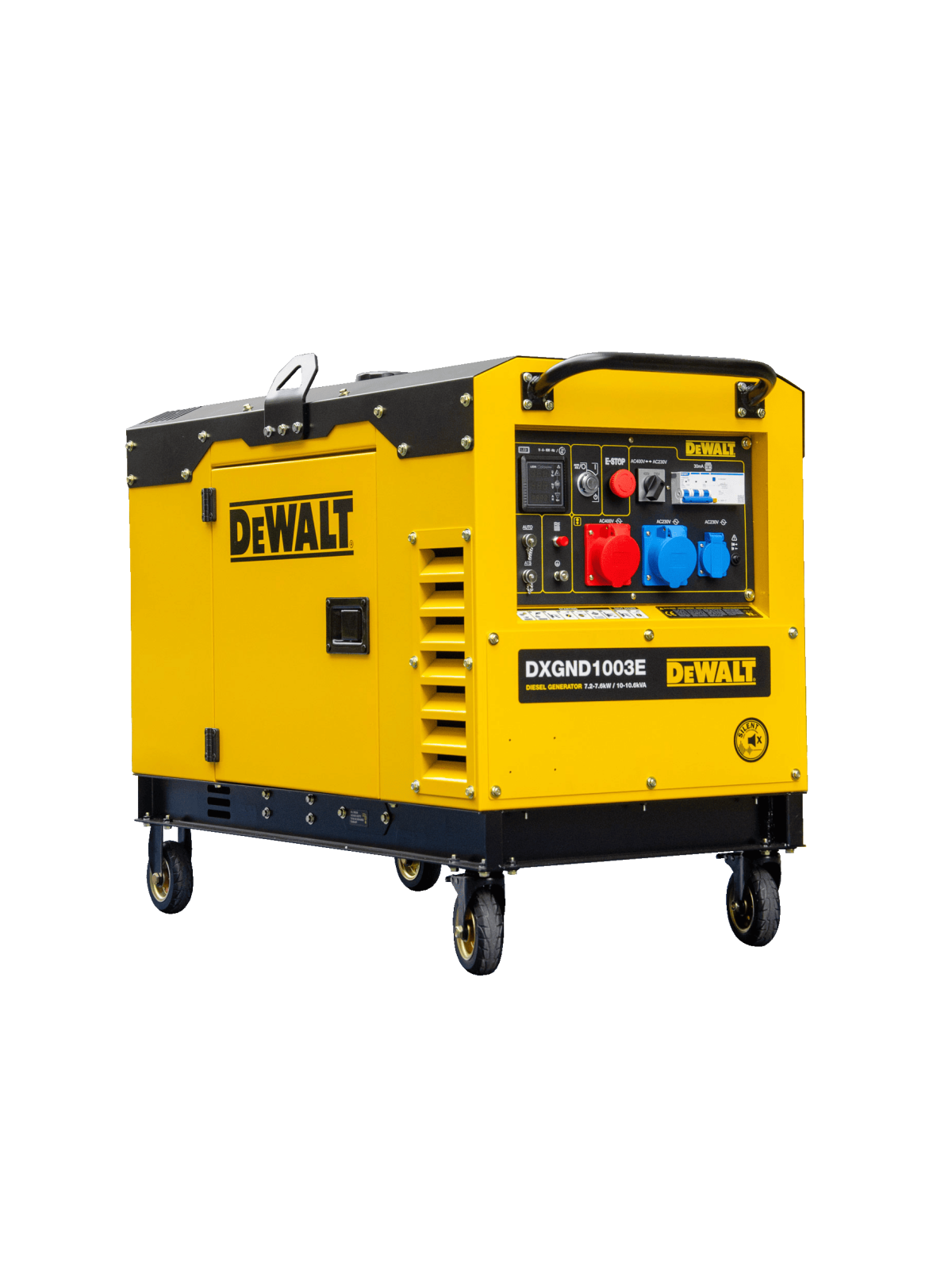 Generador eléctrico diésel Dual Volt Dewalt DXGND1003E 8500W - Ademax España