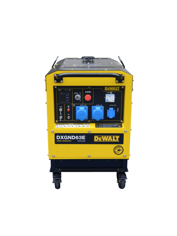 Generador Diésel DeWalt DXGND63E de 6,3 kW - Ademax España