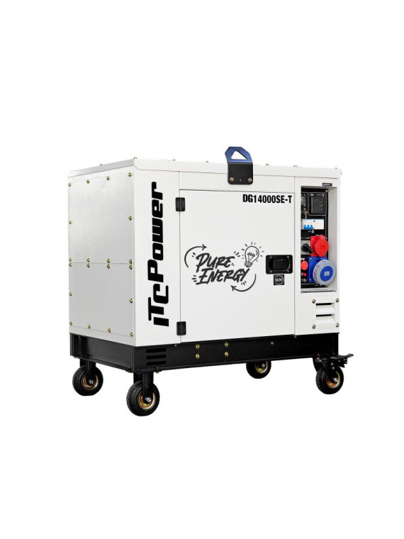 Generador diésel DG14000SE-T de 13,8 kVA de ITC Power