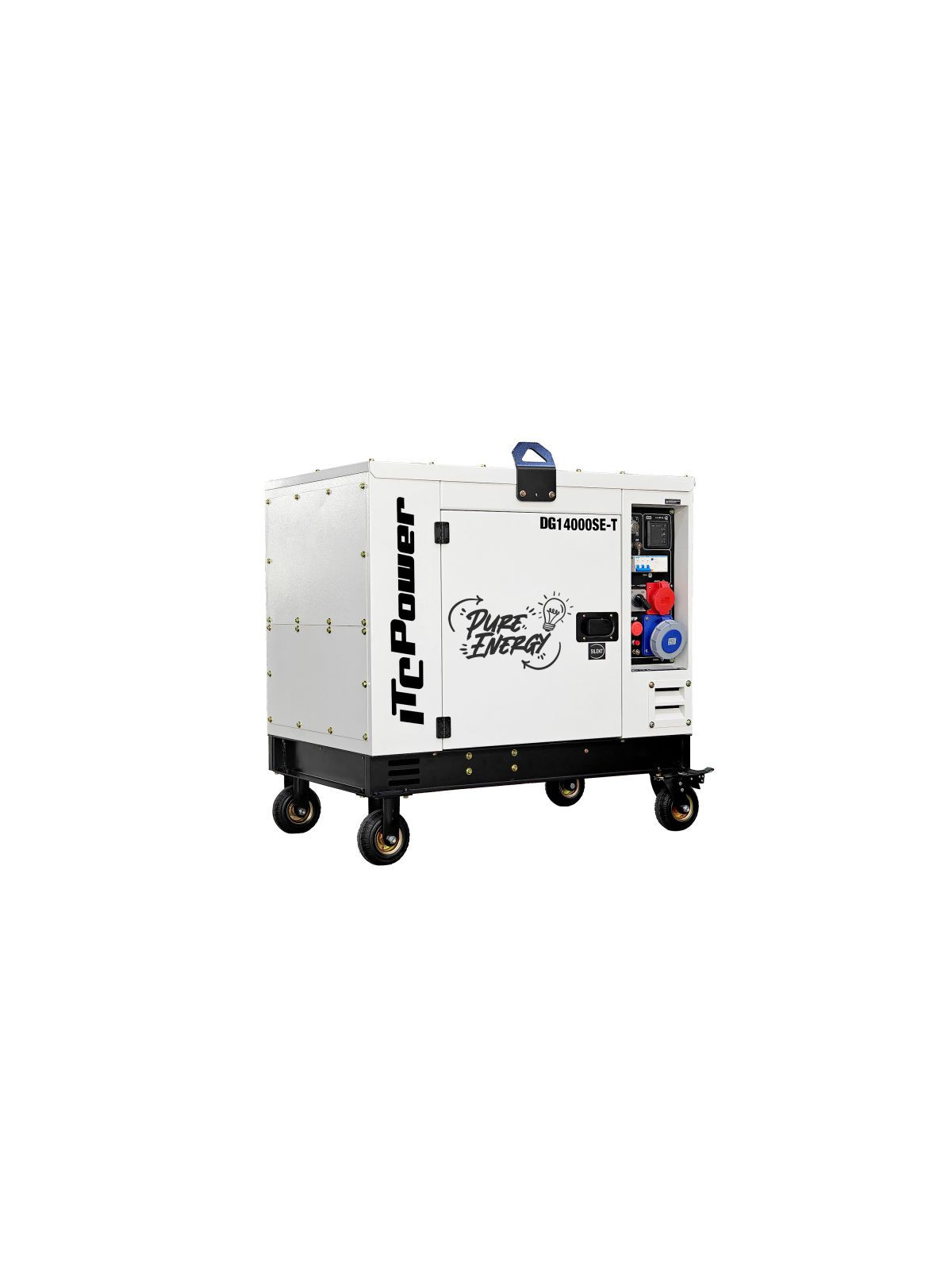 Generador diésel DG14000SE-T de 13,8 kVA de ITC Power
