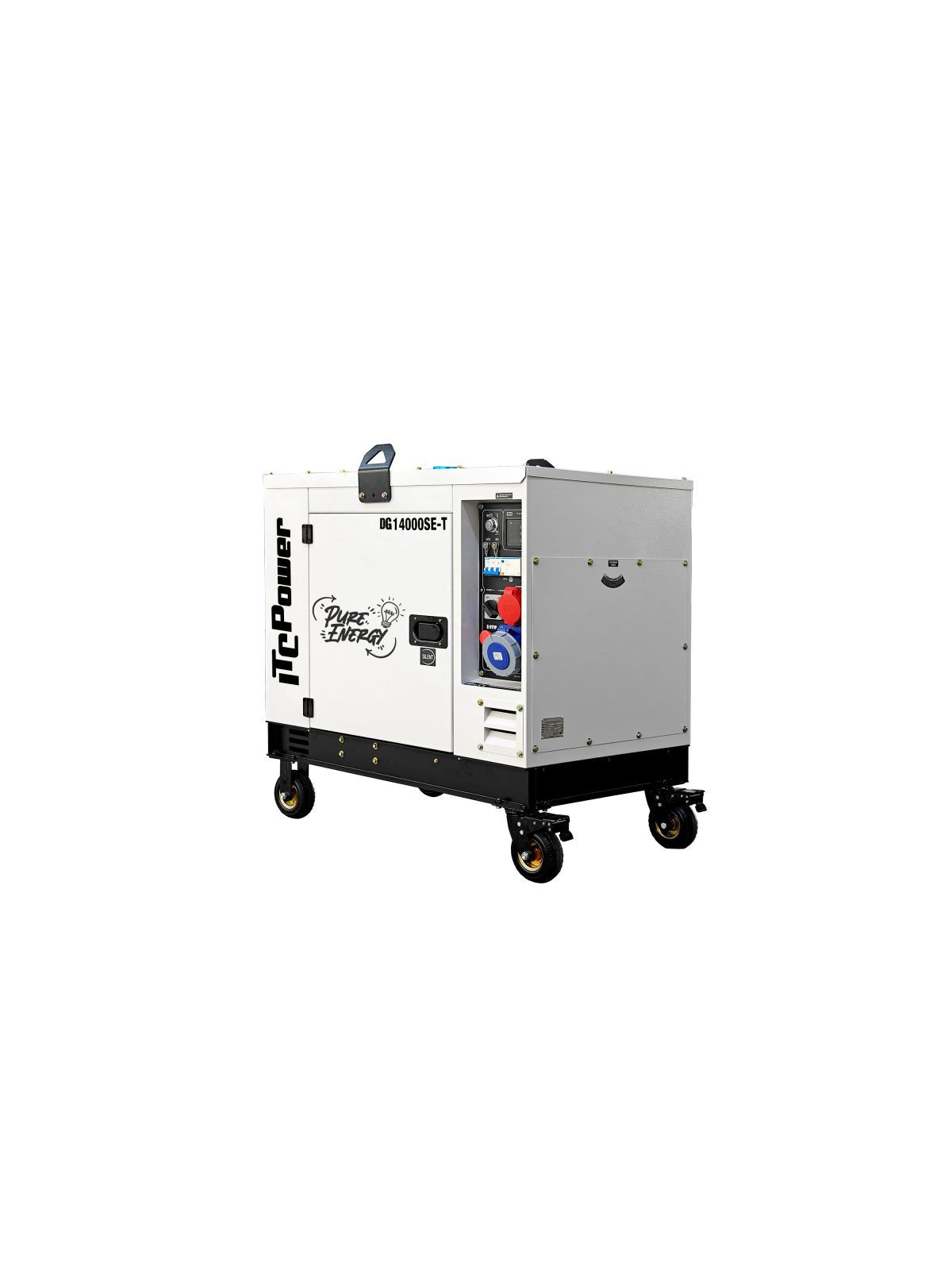 Generador diésel DG14000SE-T de 13,8 kVA de ITC Power