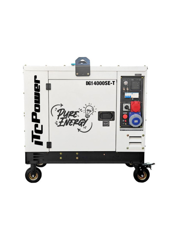 Generador diésel DG14000SE-T de 13,8 kVA de ITC Power