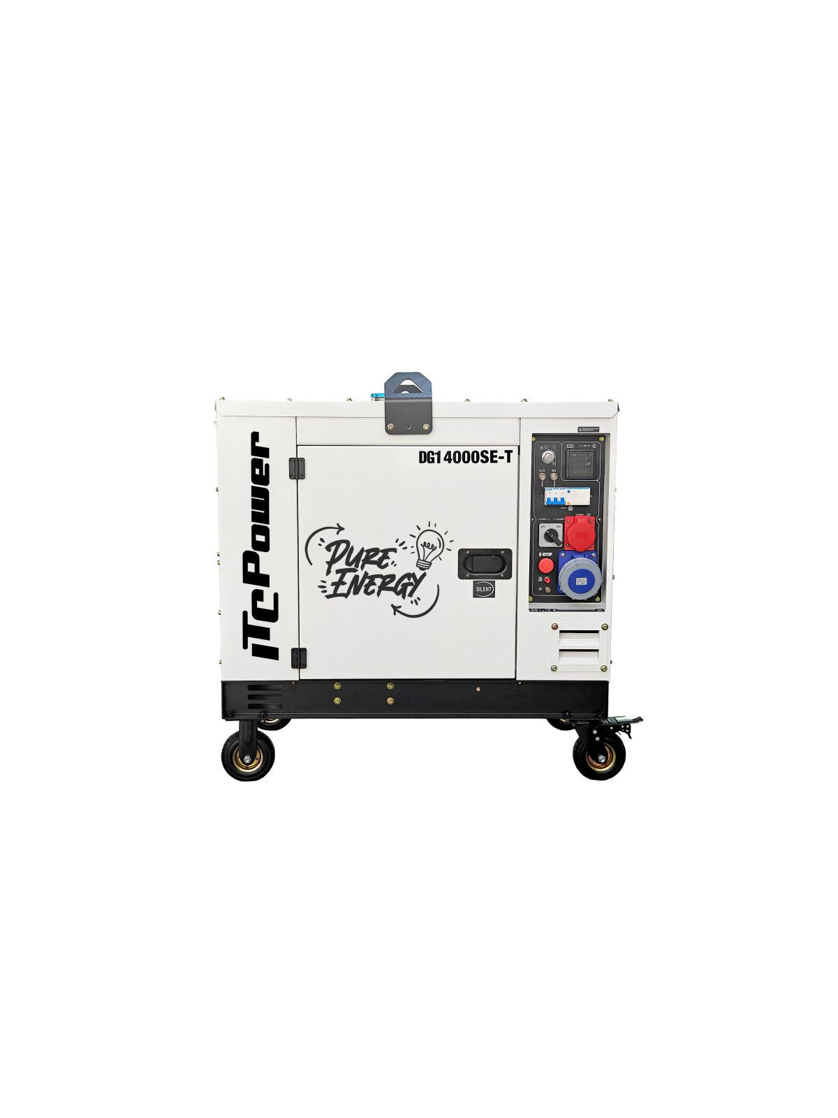 Generador diésel DG14000SE-T de 13,8 kVA de ITC Power