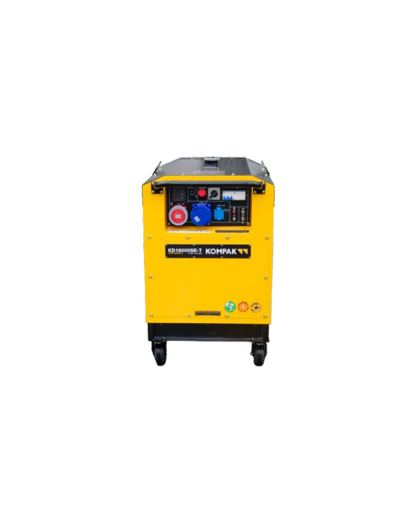 Generador diésel KOMPAK de 16,3 kVA KD16000SE-T