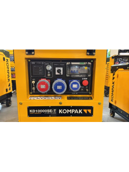 Generador diésel KOMPAK de 10,6 kVA KD10000SE-T