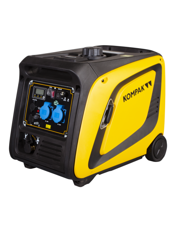 Generador Inverter KOMPAK 3900W Gas y Gasolina KGG39Ei-DF Doble Combustible
