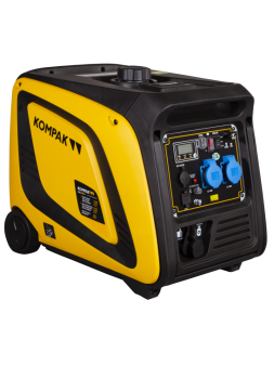 Generador Inverter KOMPAK 3900W Gas y Gasolina KGG39Ei-DF Doble Combustible