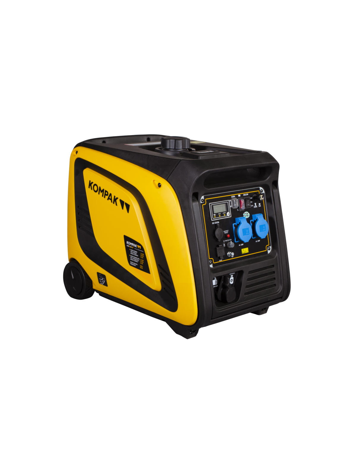 Generador Inverter KOMPAK 3900W Gas y Gasolina KGG39Ei-DF Doble Combustible