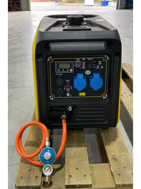 Generador Inverter KOMPAK 3900W Gas y Gasolina KGG39Ei-DF Doble Combustible