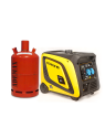 Generador Inverter KOMPAK 3900W Gas y Gasolina KGG39Ei-DF Doble Combustible