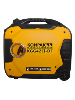 Generador Inverter KOMPAK KGG42Ei-DF de doble combustible a gas y gasolina de 4200 vatios