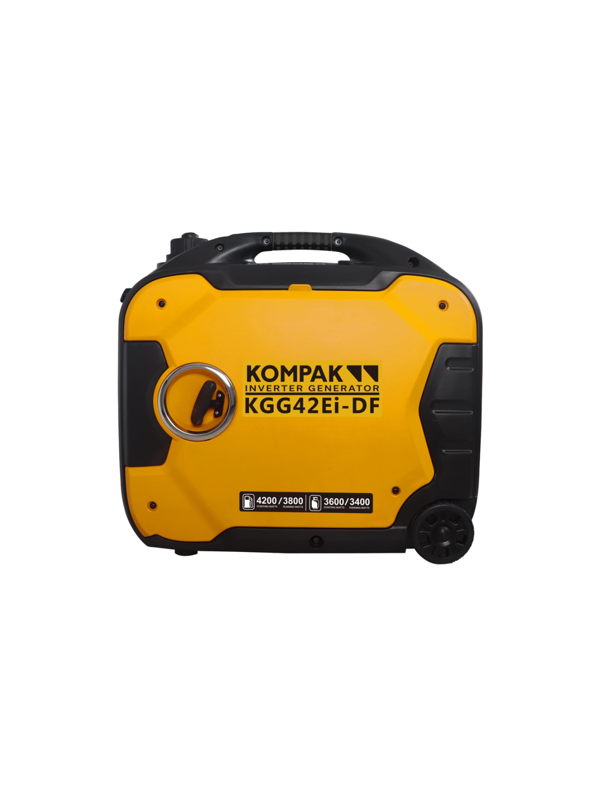 Generador Inverter KOMPAK KGG42Ei-DF de doble combustible a gas y gasolina de 4200 vatios