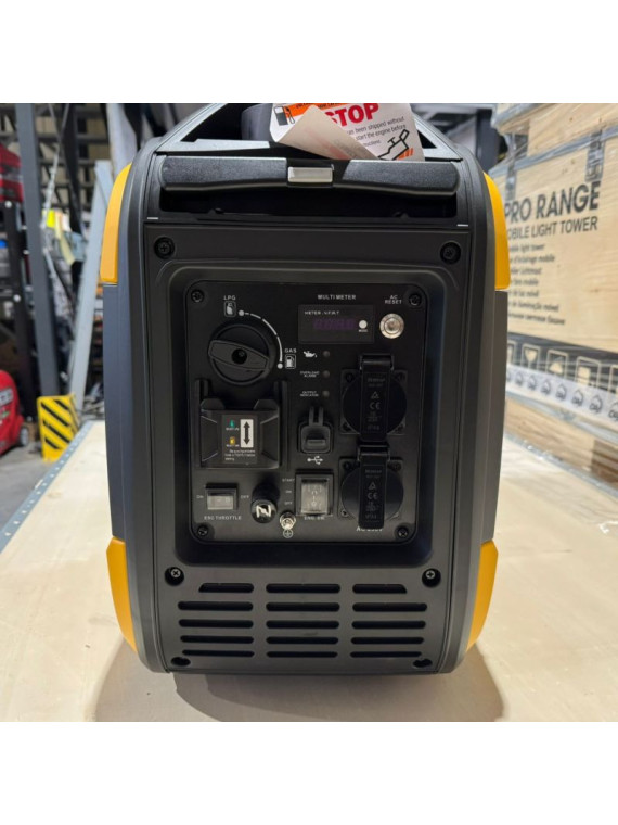 Generador Inverter KOMPAK KGG42Ei-DF de doble combustible a gas y gasolina de 4200 vatios
