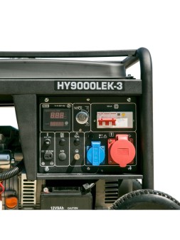 Generador Gasolina de 7.5kVA Trifasico HYUNDAI HY-HY9000LEK-3