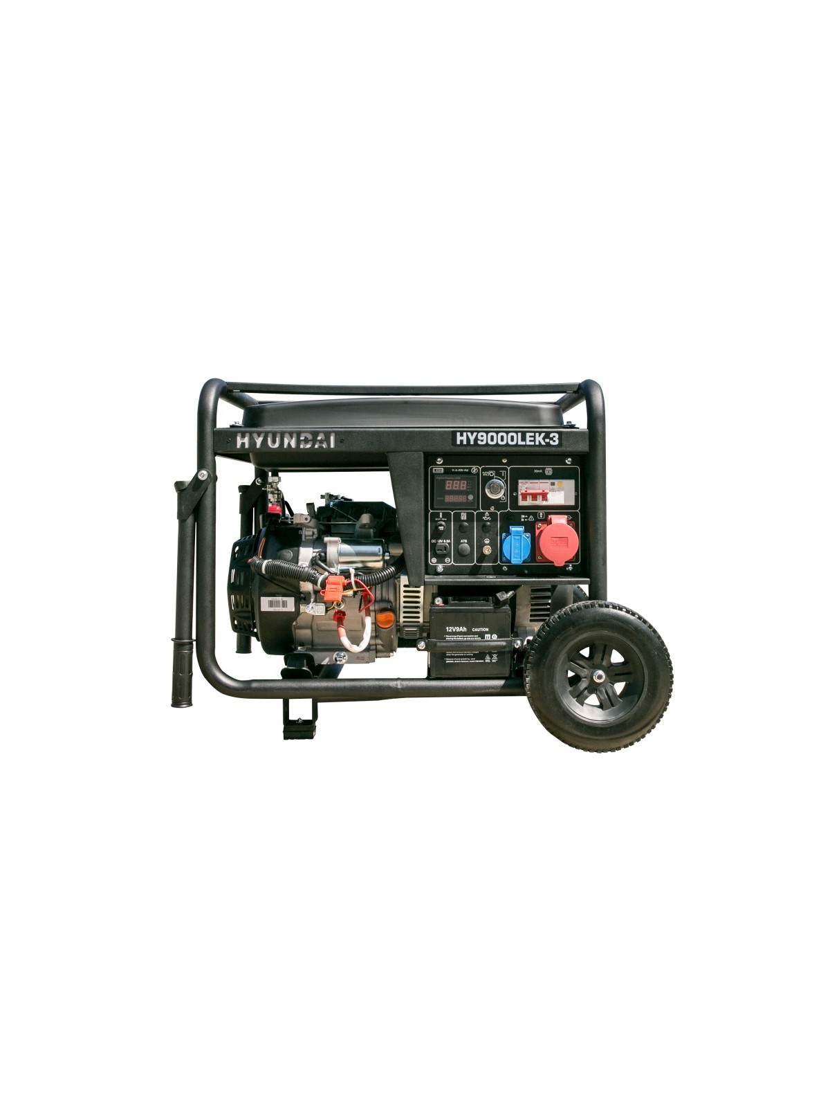 Generador Gasolina de 7.5kVA Trifasico HYUNDAI HY-HY9000LEK-3
