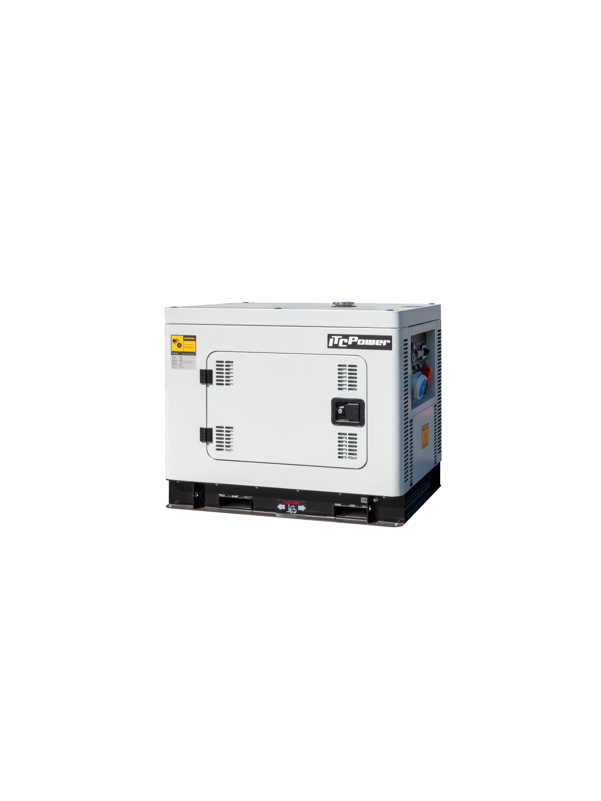 Generador Diesel Inverter refrigerado por agua ITC POWER DG18KSEi de 18 kVA, incluye puesta en marcha inicial.