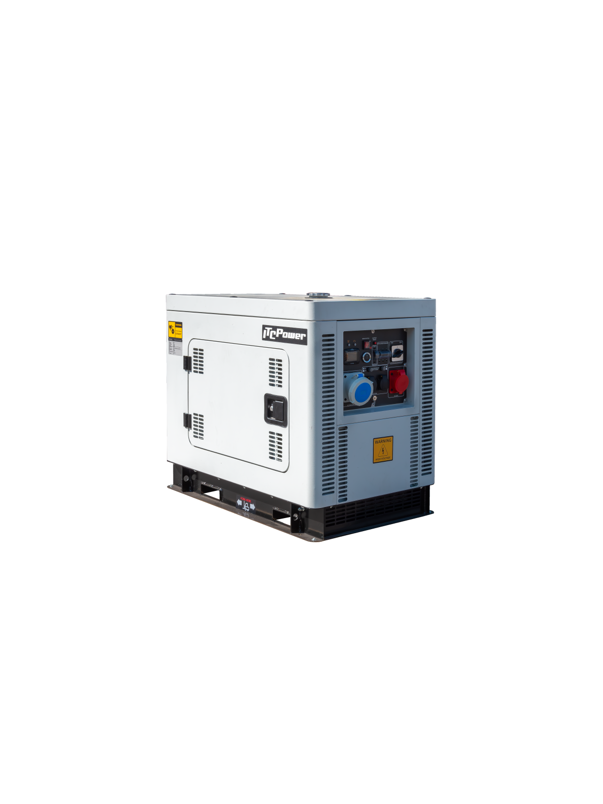 Generador Diesel Inverter refrigerado por agua ITC POWER DG18KSEi de 18 kVA, incluye puesta en marcha inicial.