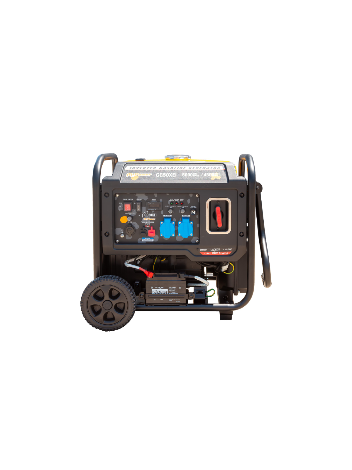Generador de Gasolina ITC POWER Inverter de 5000 vatios GG50XEI