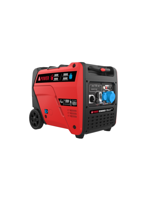 Generador Inverter de combustible dual Ai Power SC6600iED-O de 6000 W, a gas y gasolina.