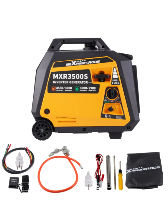 Generador Inverter MXR3500S de 3500 W a gasolina y gas 230V